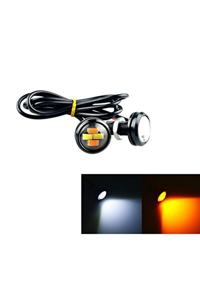 motoLEDy 2 buc DRL LED DRL LED lumini de funcționare pe timp de zi + lumină d...