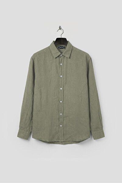 GIESTO supradimensionat lejer CĂMAȘĂ KHAKI K in