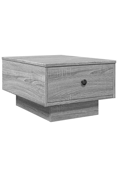vidaxl Coffee table, sonoma grey, 60x45x31 cm, processed wood