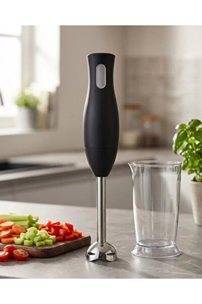 teknoparkx Hand Blender Stainless Steel Metal Stand Ergonomic Design Kitchen ...