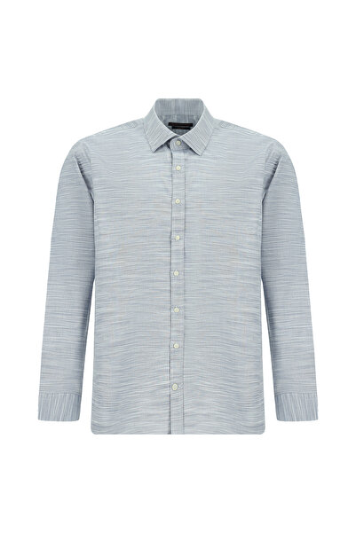 Abdullah Kiğılı Μακρυμάνικο πουκάμισο εφαρμοστό Slim Fit Με σχέδιο Βαμβάκι με...