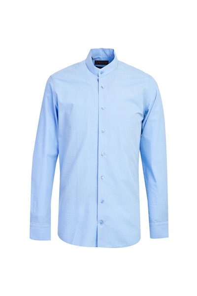 Abdullah Kiğılı Бавовняна сорочка з довгим рукавом, стандартний крой, комір-м...