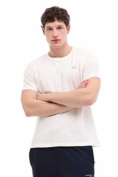 lumberjack ML DEX 11ITL1314 6FX Bărbați tricou A102054942 ALB