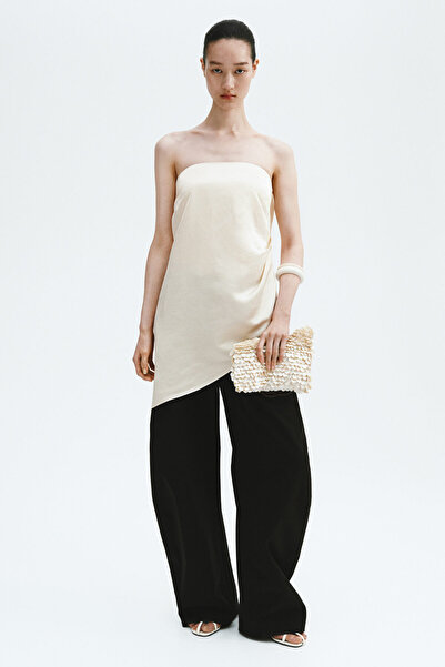 H&M Saten Bandeau Üst