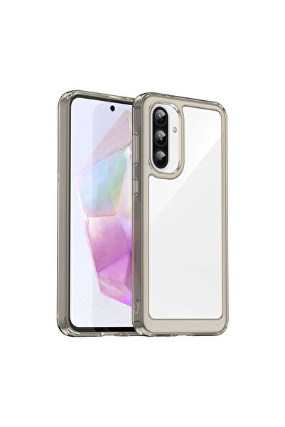 OEM Carcasă hibridă Outer Space pentru Samsung Galaxy A26 5G - Negru Transparent