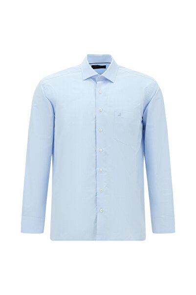 Abdullah Kiğılı Cămașă din bumbac cu mânecă lungă cu model clasic