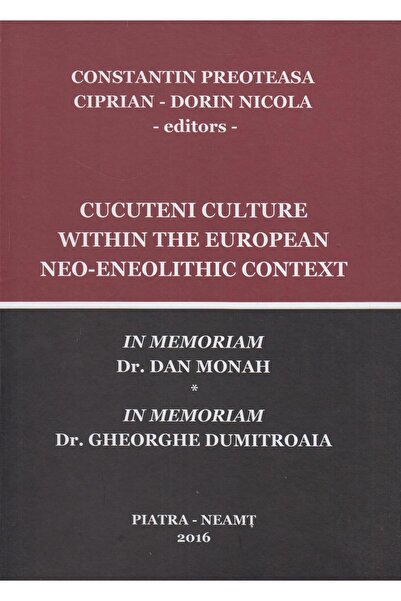 Editura Constantin Matasa Cucuteni Culture within the European Neo-Eneolithi
