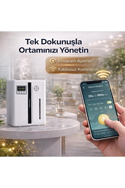 coofbe Profesyonel 300m3 Etkili 200ML Cafe Hotel Oda Koku Makinası Aroma Difüzörü Parfüm Püskürtücü