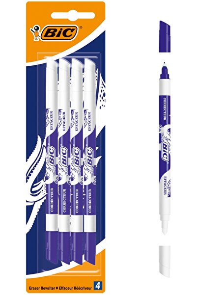 Bic Pic corector albastru, blister 4 buc/set