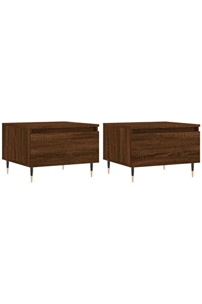 vidaxl Coffee tables 2 pcs. brown oak 50x46x35 cm composite wood