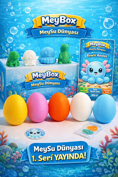 Mey3DDesign MeyBox Süpriz Yumurta, BlindBox, Süpriz Oyuncak, Seri 1 MeySu Dün...