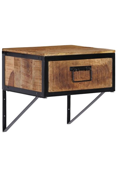 vidaxl Bedside table, 40x35x40 cm, solid mango wood