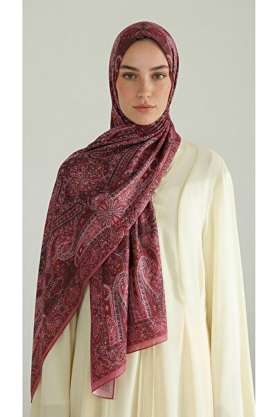 Karaca Royal Ethnic Pattern Cotton Shawl - Pink