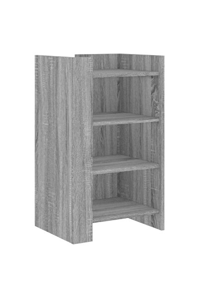 vidaxl Wardrobe, sonoma grey, 45x35x75 cm, engineered wood