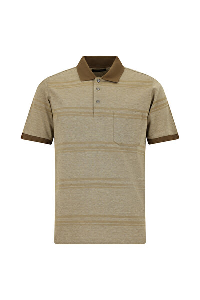 Abdullah Kiğılı Тениска с поло яка от мерсеризирана памучна материя с редовна...