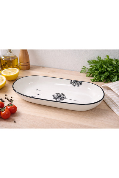Köklü Züccaciye 30 cm Kayık Tabak