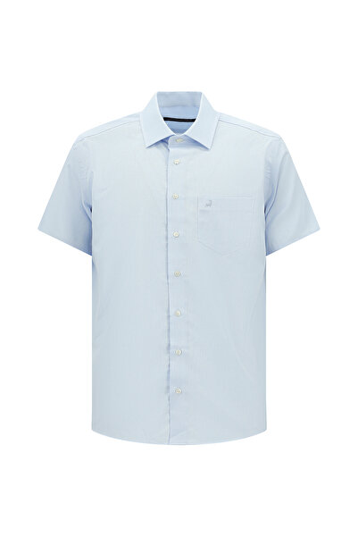 Abdullah Kiğılı Short Sleeve Regular Fit Cotton Shirt