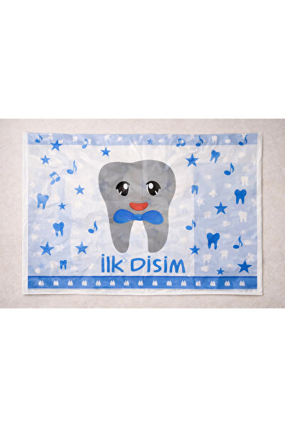 Happyewent My First Tooth Party m Tablecloth – Tooth-Themed Boy's Party Table...