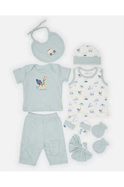 REDTAG Baby Green Multi Pack Bodysuit