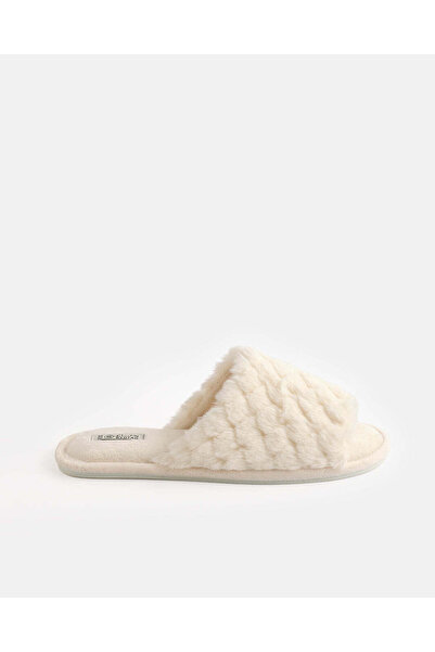REDTAG Women Ivory Quilted Slippers