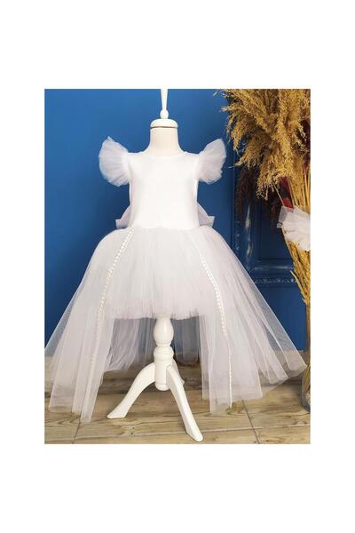 Shecco Babba Φόρεμα γενεθλίων κοριτσιού με υφασμάτινο φιόγκο και σετ μπαντάνα...