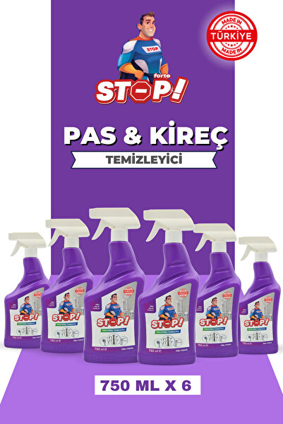 STOP Forte 6'lı Pas&Kireç Temizleyici 750 ml