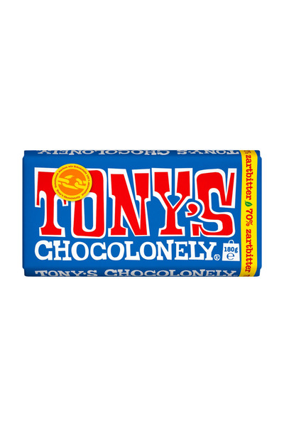 TONY'S Chocolonely 70% Dark Chocolate 180g
