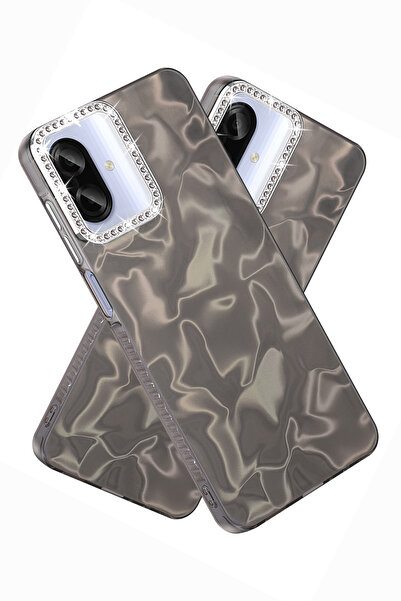 Nezih Case غطاء حماية بتصميم أنيق لامع مرصّع بالأحجار متوافق مع هاتف سامسونج ...