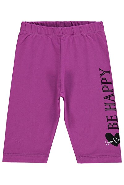 Civil Girls Be Happy με τύπωμα Κολάν για Ηλικίες 2-5 - Λιλά