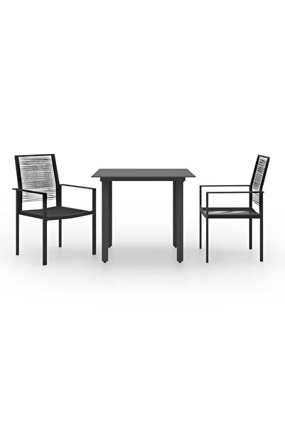 vidaxl Set mobilier de grădină, 3 piese