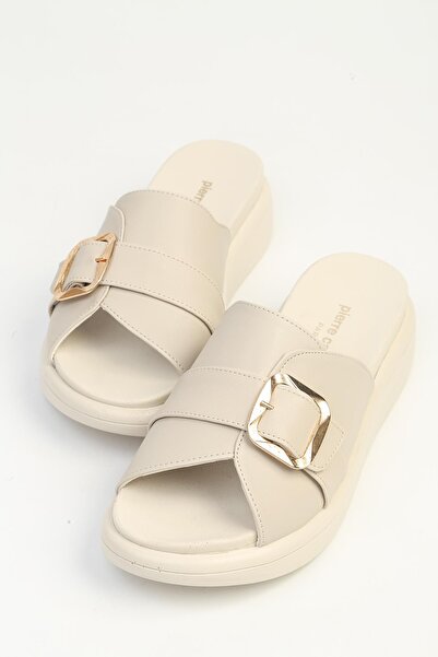 Pierre Cardin Γυναικείες Παντόφλες Κρέμα PC-7807