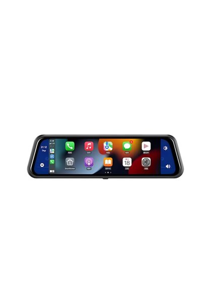 OEM Oglindă auto DVR, 4K, Cameră dublă, Wi-Fi, Inteligentă, Android Auto, CarPlay, Senzor G, FM, Înregistrare în buclă, Card SD (cadou)