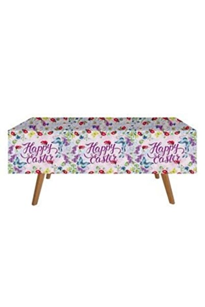 OEM Față de masă de Paște Buburuze Flori Paște Fericit 180 x 120 cm