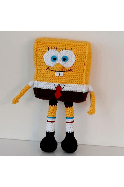 nildamigurumi Amigurumi Örgü Oyuncak Sünger Bob