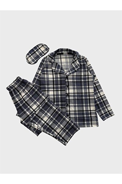 ALİŞ KİDS Set de pijamale din material textil Milan pentru tată și copil, alb...