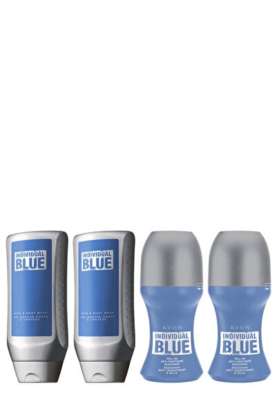 AVON Set Individual Blue – 2 Geluri de duș + 2 Deodorante