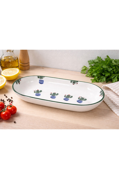 Köklü Züccaciye 30 cm Kayık Tabak