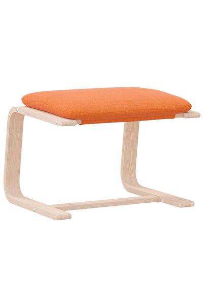 vidaxl Stool, dark yellow, 51x41x40 cm, textile