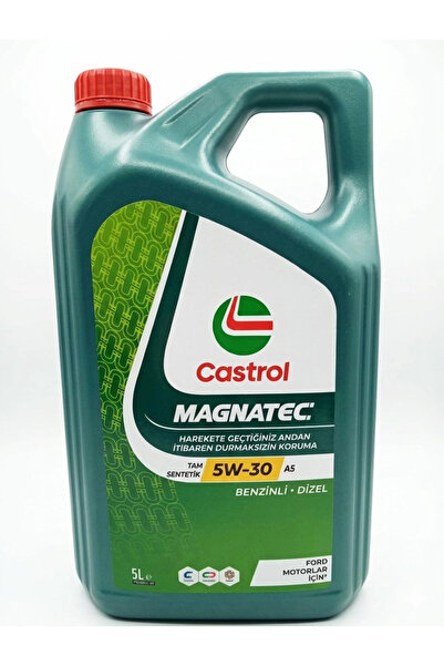 CASTROL MAGNATEC 5W-30 A5 5 Litre - Ford Onaylı Tam Sentetik Motor Yağı