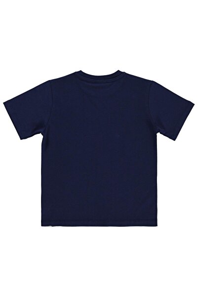 Civil Boys Основна сърф етикетирана тениска за 6-9 години, тъмно синьо