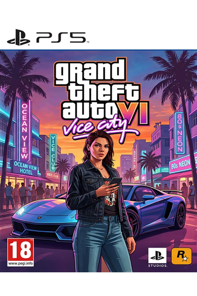 FameYeşilköy Ps5 GTA 6 V4 Oyun Kutusu 2 adet Fryer Hediyeli (OYUNSUZ SADECE K...