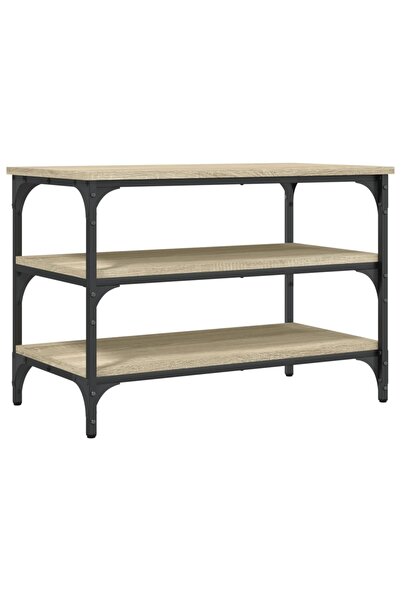 vidaxl Bancă de pantofi, stejar sonoma, 70x38,5x49 cm, lemn prelucrat