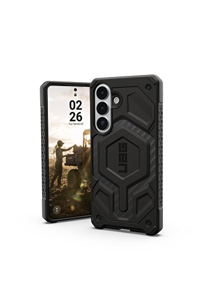 UAG Monarch Pro MagSafe Case for Samsung Galaxy S26 Plus - Carbon Fiber
