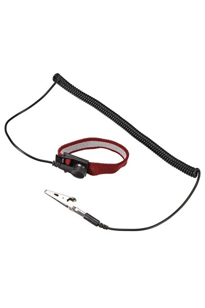 OEM Antistatik Kablolu Bileklik Bandı - Bordo