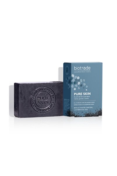 BIOTRADE Detoxikačné mydlo s aktívnym uhlím Pure skin 100g