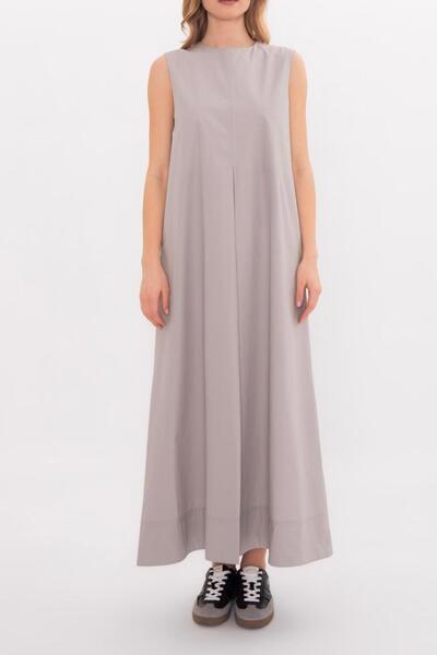 BSL Oversize Cotton Midi Elbise
