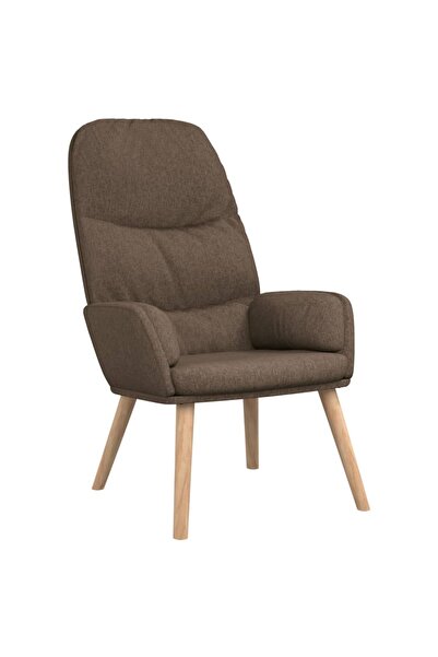vidaxl Scaun de relaxare, gri taupe, material textil