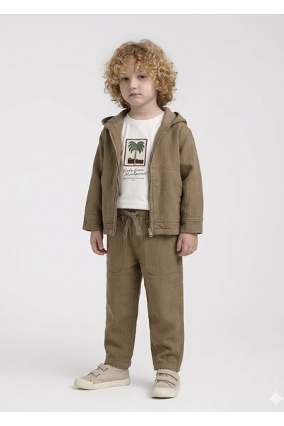 Escabel Baby Boy Jacket and Pants Set