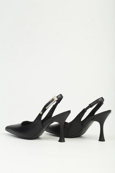 Pierre Cardin حذاء نسائي أسود حذاء بكعب PC-55514