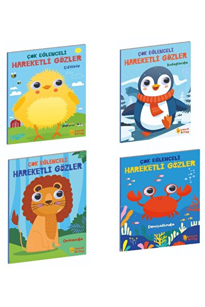 Artenino Moving eyes 4 book coloring set